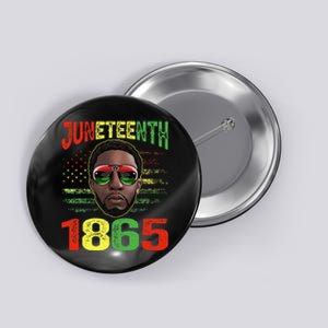 Juneteenth Is My Independence Day Black King Fathers Day Button