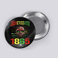 Juneteenth Is My Independence Day Black King Fathers Day Button