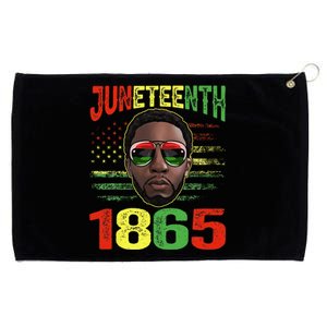 Juneteenth Is My Independence Day Black King Fathers Day Grommeted Golf Towel