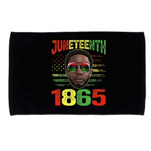 Juneteenth Is My Independence Day Black King Fathers Day Microfiber Hand Towel