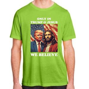 Jesus Is My Savior Trump Is My President Pro Republican 2024 Meaningful Gift Adult ChromaSoft Performance T-Shirt