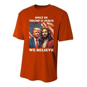 Jesus Is My Savior Trump Is My President Pro Republican 2024 Meaningful Gift Performance Sprint T-Shirt