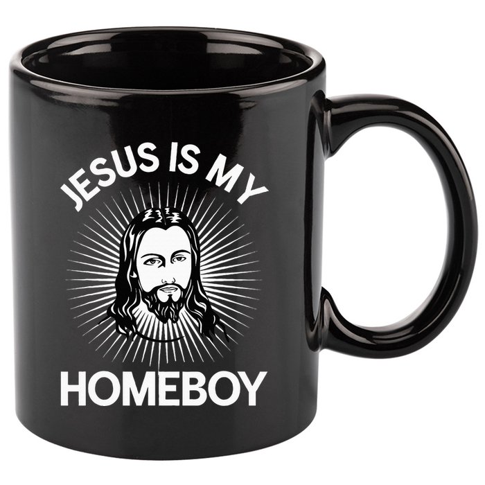 Jesus Is My Homeboy Funny Christian Bible 11oz C Handle Ceramic Mug