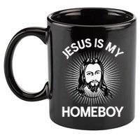 Jesus Is My Homeboy Funny Christian Bible 11oz C Handle Ceramic Mug