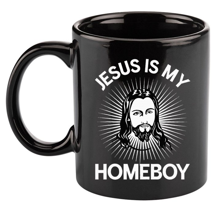 Jesus Is My Homeboy Funny Christian Bible 11oz C Handle Ceramic Mug