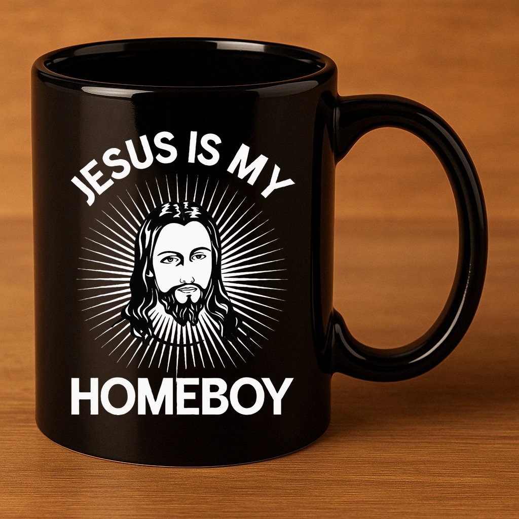 Jesus Is My Homeboy Funny Christian Bible 11oz C Handle Ceramic Mug