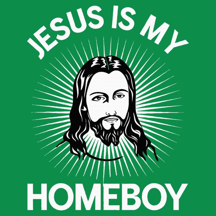 Jesus Is My Homeboy Funny Christian Bible Women's V-Neck T-Shirt