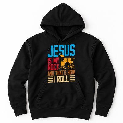 Jesus Is My Rock And That Is How I Roll Christian Hoodie
