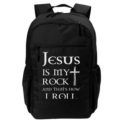 Jesus Is My Rock And That’s How I Roll Backpack