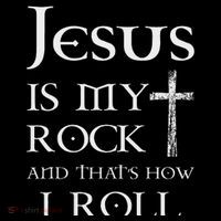 Jesus Is My Rock And That’s How I Roll Magnet