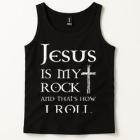 Jesus Is My Rock And That’s How I Roll Tank Top
