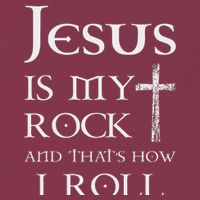 Jesus Is My Rock And That’s How I Roll 16oz Travel Tumbler