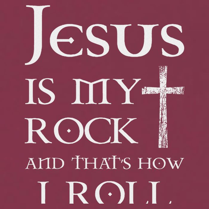 Jesus Is My Rock And That’s How I Roll 16oz Travel Tumbler