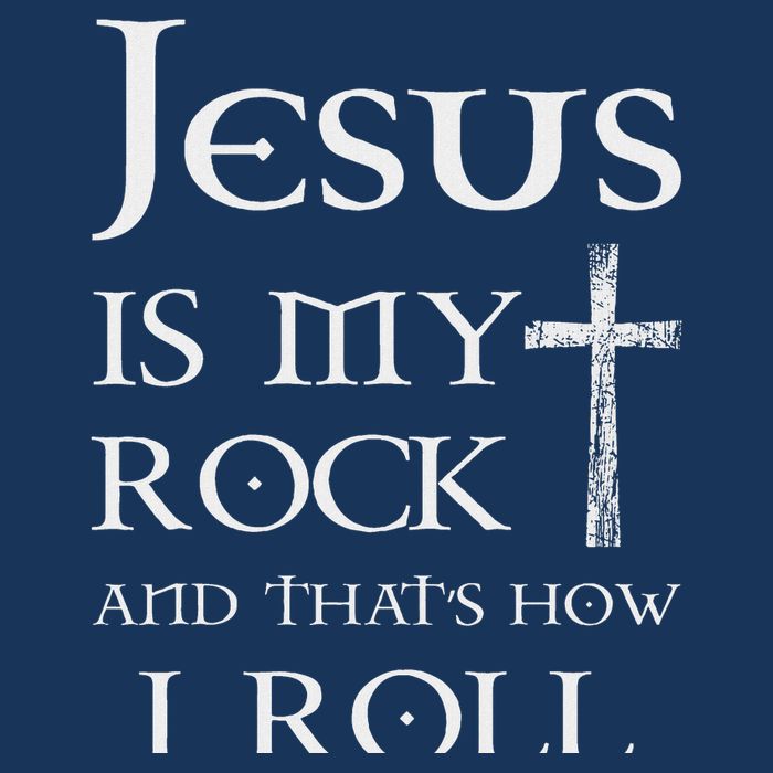 Jesus Is My Rock And That’s How I Roll Infant Baby Jersey Bodysuit