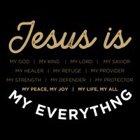 Jesus Is My God Jesus Devo Christian Bible Prayer Jesus Gift Women's Crop Top Tee