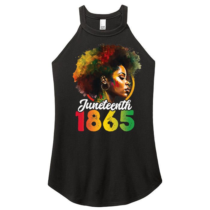 Juneteenth Is My Independence Day Black Pride Women's Perfect Tri Rocker Tank