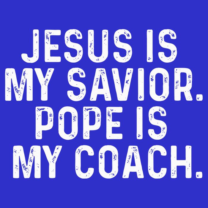Jesus Is My Savior Pope Is My Coach Religious Short Acrylic Beanie