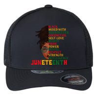 Juneteenth Is My Independence Day Black Wo Black Pride Flexfit Unipanel Trucker Cap