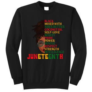 Juneteenth Is My Independence Day Black Wo Black Pride Sweatshirt