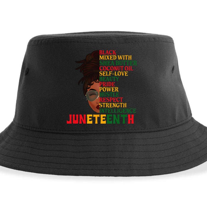 Juneteenth Is My Independence Day Black Wo Black Pride Sustainable Bucket Hat