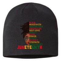 Juneteenth Is My Independence Day Black Wo Black Pride Sustainable Beanie