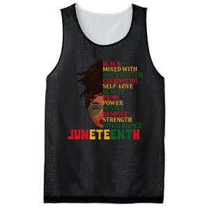 Juneteenth Is My Independence Day Black Wo Black Pride Mesh Reversible Basketball Jersey Tank