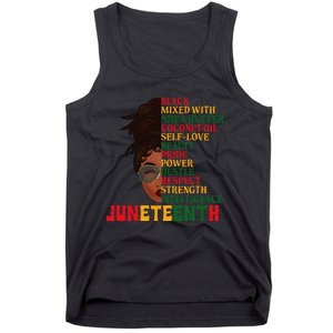 Juneteenth Is My Independence Day Black Wo Black Pride Tank Top