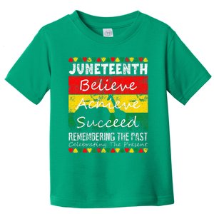 Juneteen Is My Independence Day Black Pride Melanin Toddler T-Shirt