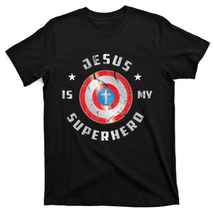 Jesus is My Superhero Fun Christian Religious T-Shirt