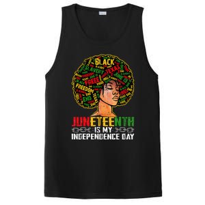 Juneteenth Is My Independence Day Black Melanin PosiCharge Competitor Tank