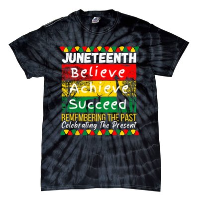 Juneteenth Is My Independence Day Black Pride Melanin Tie-Dye T-Shirt