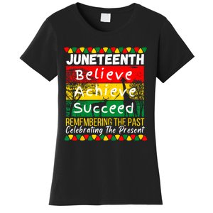 Juneteenth Is My Independence Day Black Pride Melanin Women's T-Shirt