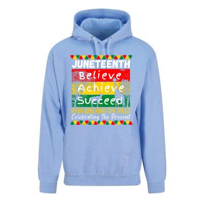 Juneteenth Is My Independence Day Black Pride Melanin Unisex Surf Hoodie