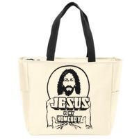 Jesus Is My Homeboy Zip Tote Bag