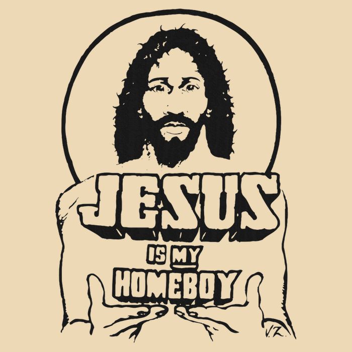Jesus Is My Homeboy Zip Tote Bag