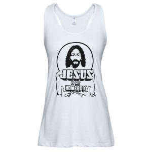 Jesus Is My Homeboy Ladies Essential Flowy Tank