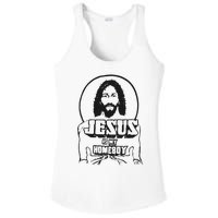 Jesus Is My Homeboy Ladies PosiCharge Competitor Racerback Tank