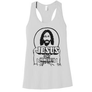 Jesus Is My Homeboy Women's Racerback Tank