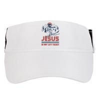 Jesus Is My Lift Ticket Retro Skiing Funny God Adult Drive Performance Visor
