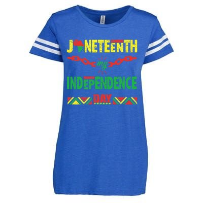 Juneteenth is my independence day tee for wo and  Enza Ladies Jersey Football T-Shirt