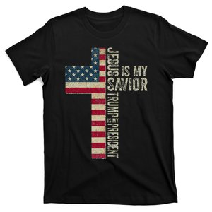 Jesus Is My Savior Trump Is My President Trump 2024 Maga T-Shirt