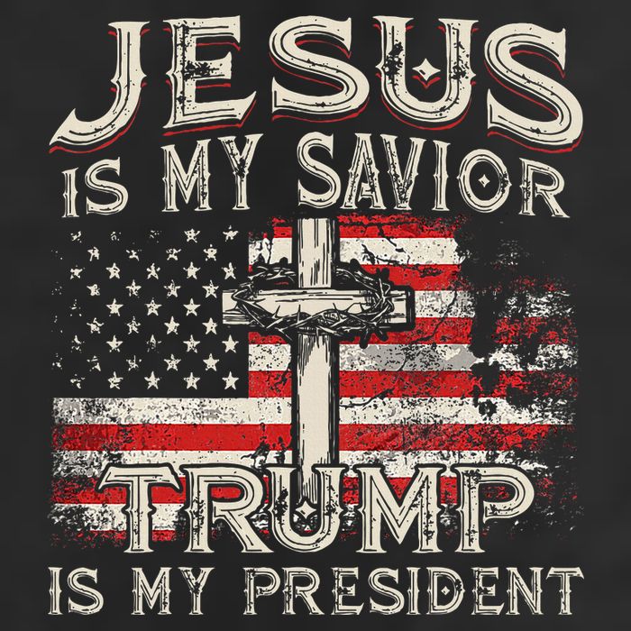 Jesus Is My Savior Trump Is My President Beanie