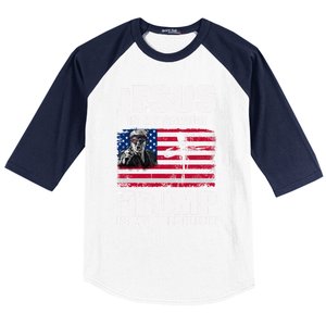 Jesus Is My Savior Trump Is My President Trump 2024 Usa Flag Great Gift Baseball Sleeve Shirt