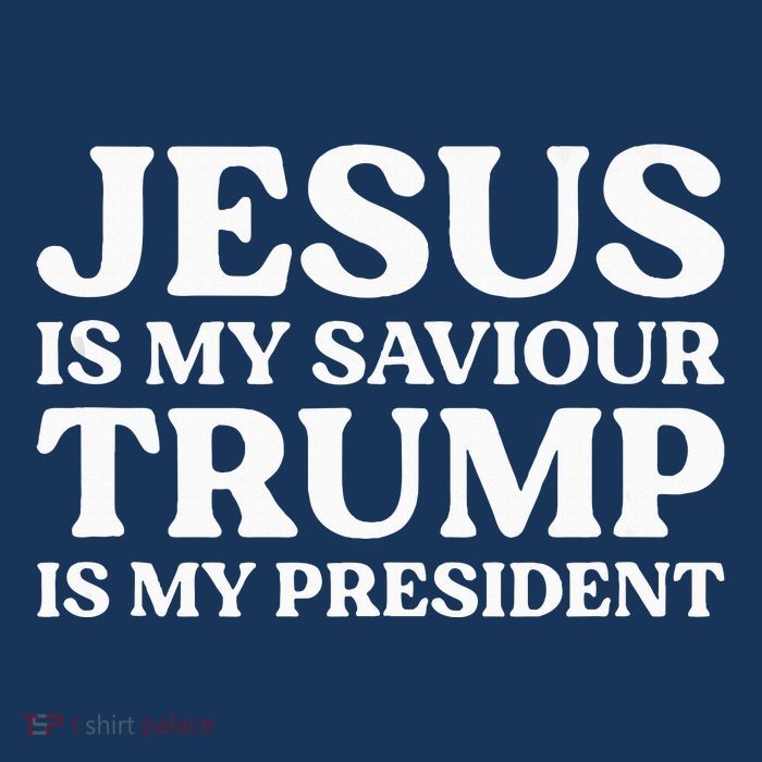 Jesus Is My Saviour Trump Is My President Election Slogan Flatbill Hat