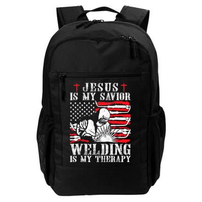 Jesus Is My Savior Welding Christian Weld American Flag Backpack