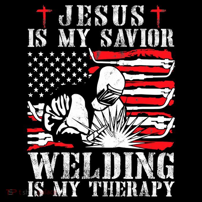Jesus Is My Savior Welding Christian Weld American Flag Flatbill Hat