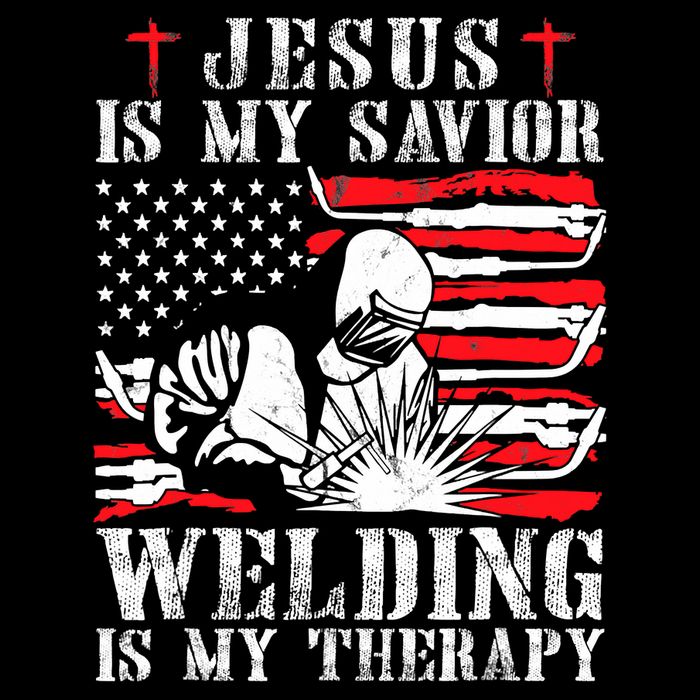 Jesus Is My Savior Welding Christian Weld American Flag 16 in Basic Backpack