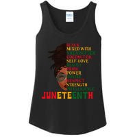 Juneteenth Is My Independence Day Black  Black Pride Ladies Essential Tank