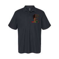 Juneteenth Is My Independence Day Black  Black Pride Softstyle Adult Sport Polo