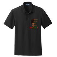 Juneteenth Is My Independence Day Black  Black Pride Dry Zone Grid Polo